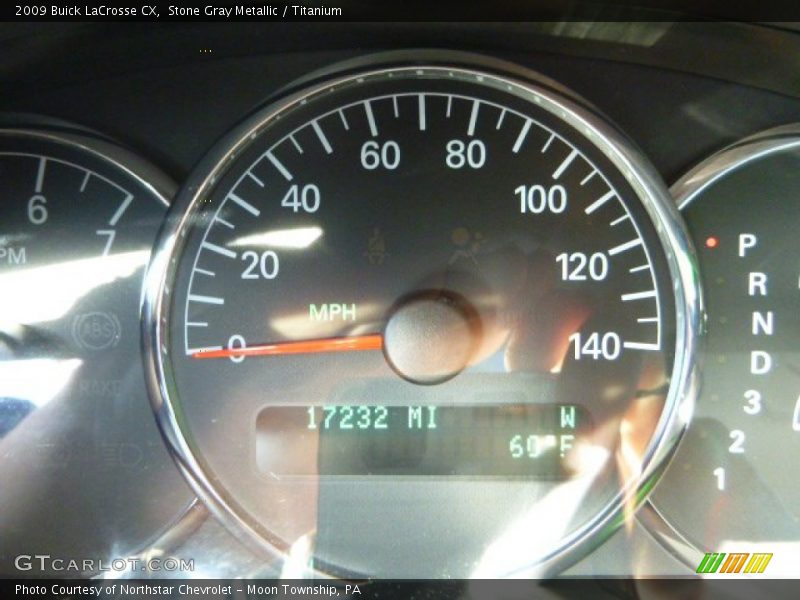 Stone Gray Metallic / Titanium 2009 Buick LaCrosse CX