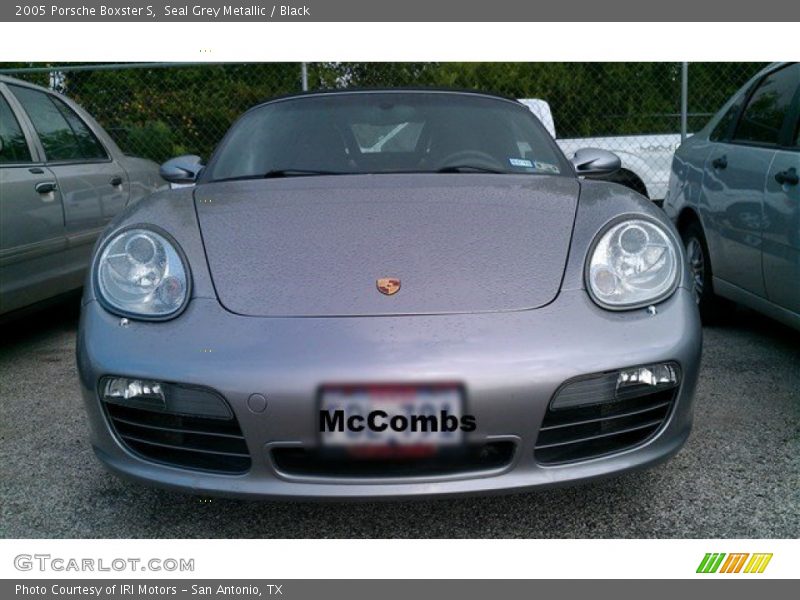 Seal Grey Metallic / Black 2005 Porsche Boxster S