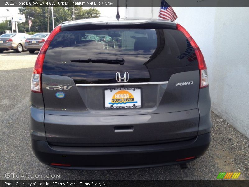 Urban Titanium Metallic / Gray 2012 Honda CR-V EX 4WD