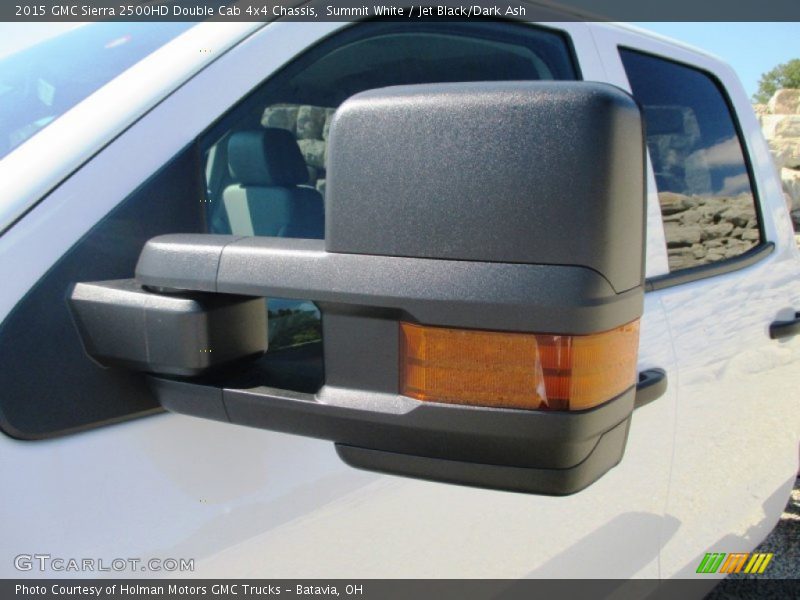 Summit White / Jet Black/Dark Ash 2015 GMC Sierra 2500HD Double Cab 4x4 Chassis