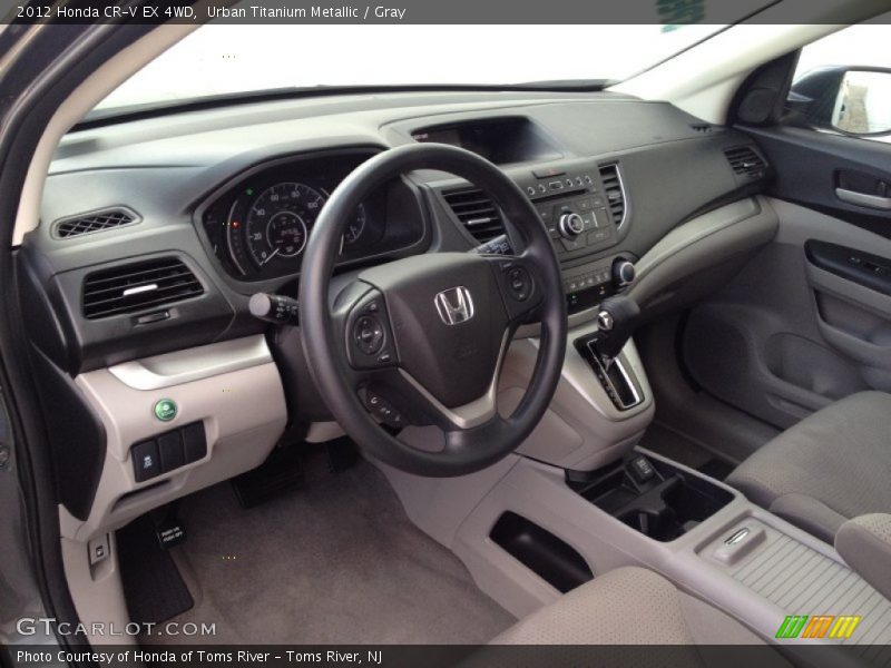 Urban Titanium Metallic / Gray 2012 Honda CR-V EX 4WD