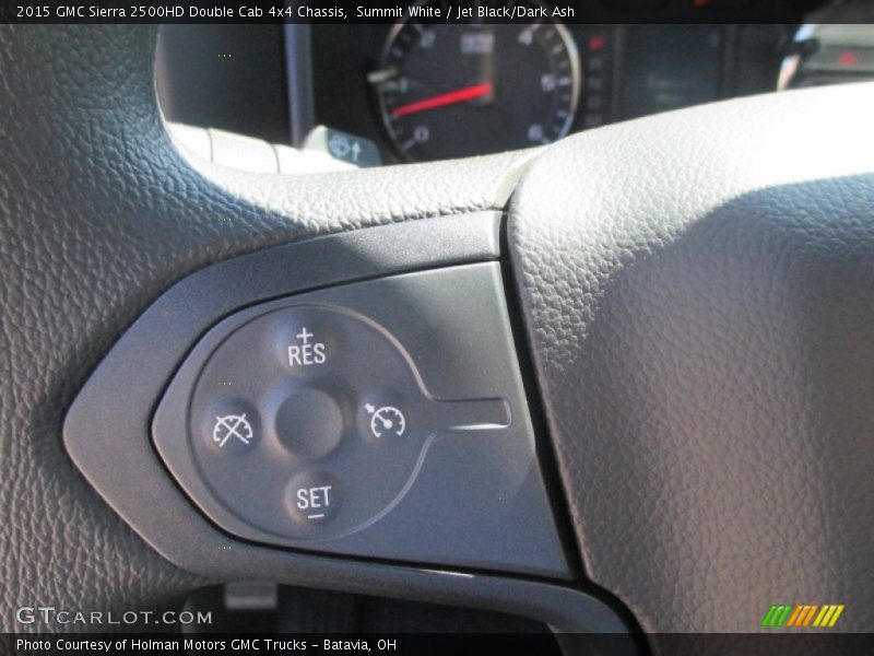 Summit White / Jet Black/Dark Ash 2015 GMC Sierra 2500HD Double Cab 4x4 Chassis