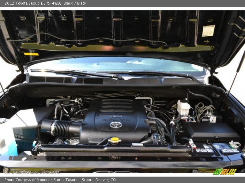 Black / Black 2012 Toyota Sequoia SR5 4WD