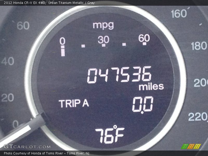 Urban Titanium Metallic / Gray 2012 Honda CR-V EX 4WD