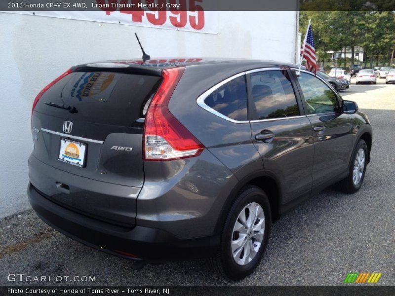 Urban Titanium Metallic / Gray 2012 Honda CR-V EX 4WD
