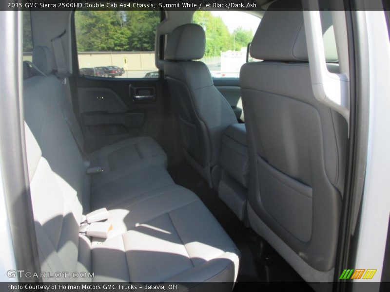 Summit White / Jet Black/Dark Ash 2015 GMC Sierra 2500HD Double Cab 4x4 Chassis