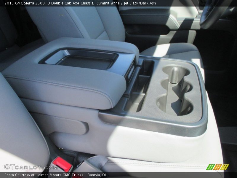 Summit White / Jet Black/Dark Ash 2015 GMC Sierra 2500HD Double Cab 4x4 Chassis