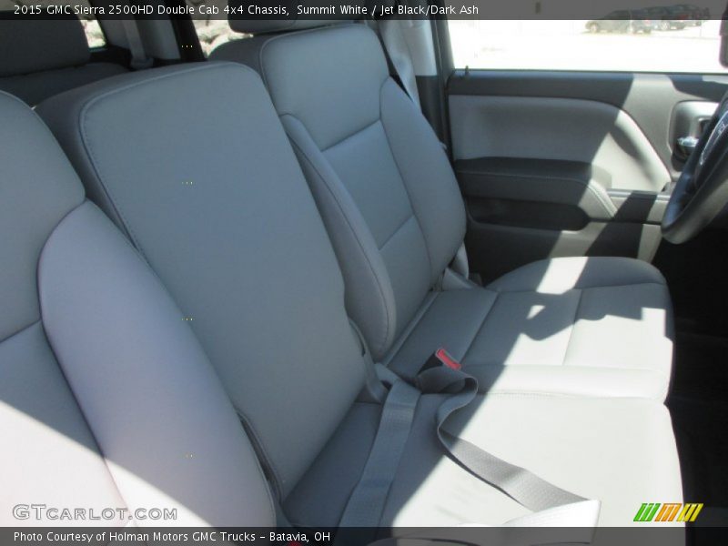 Summit White / Jet Black/Dark Ash 2015 GMC Sierra 2500HD Double Cab 4x4 Chassis