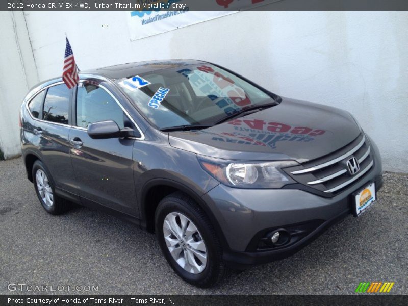 Urban Titanium Metallic / Gray 2012 Honda CR-V EX 4WD