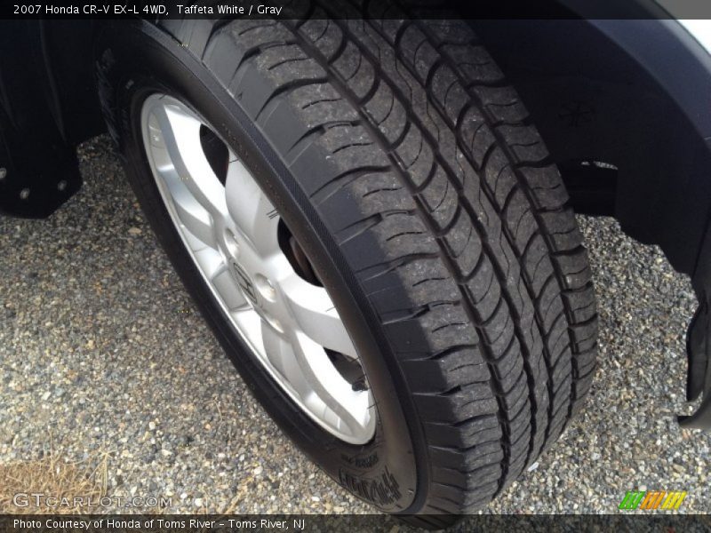 Taffeta White / Gray 2007 Honda CR-V EX-L 4WD