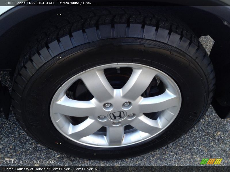 Taffeta White / Gray 2007 Honda CR-V EX-L 4WD