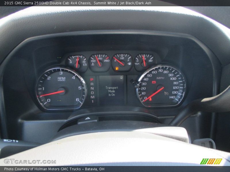 Summit White / Jet Black/Dark Ash 2015 GMC Sierra 2500HD Double Cab 4x4 Chassis