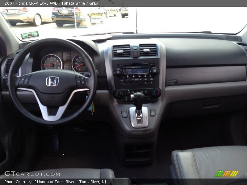 Taffeta White / Gray 2007 Honda CR-V EX-L 4WD