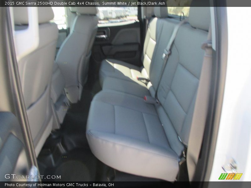 Summit White / Jet Black/Dark Ash 2015 GMC Sierra 2500HD Double Cab 4x4 Chassis