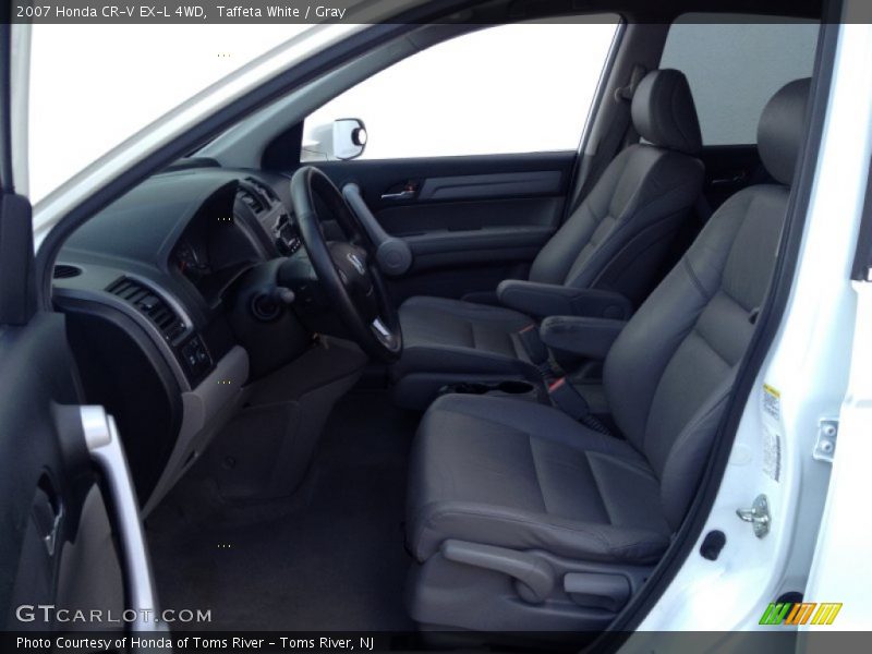 Taffeta White / Gray 2007 Honda CR-V EX-L 4WD