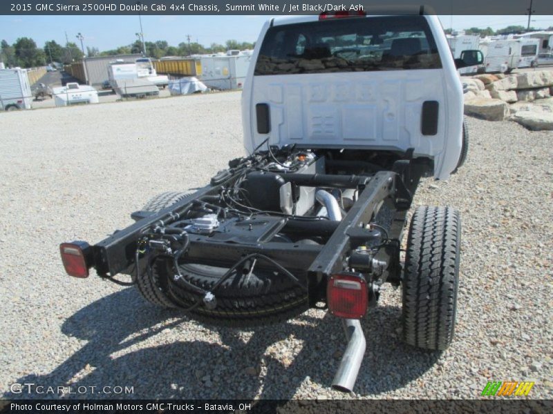 Summit White / Jet Black/Dark Ash 2015 GMC Sierra 2500HD Double Cab 4x4 Chassis