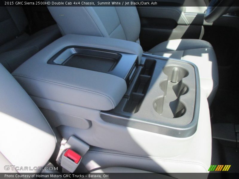 Summit White / Jet Black/Dark Ash 2015 GMC Sierra 2500HD Double Cab 4x4 Chassis