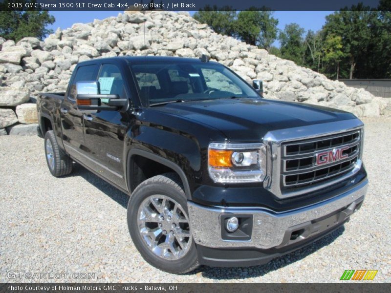 Onyx Black / Jet Black 2015 GMC Sierra 1500 SLT Crew Cab 4x4