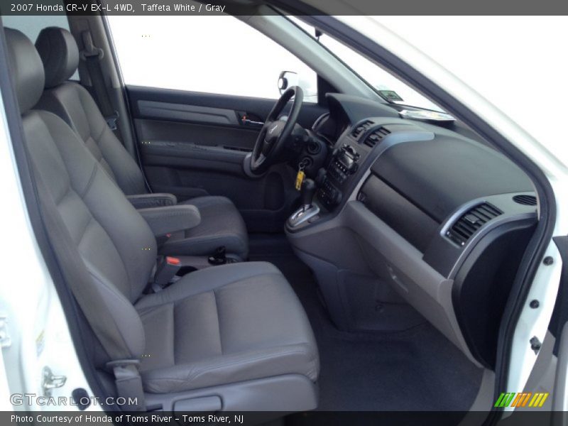 Taffeta White / Gray 2007 Honda CR-V EX-L 4WD