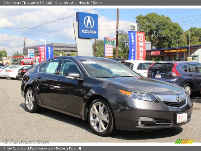 Graphite Luster Metallic / Ebony 2014 Acura TL Advance SH-AWD