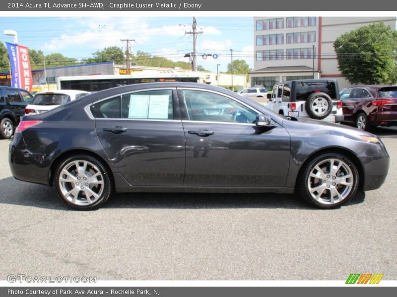 Graphite Luster Metallic / Ebony 2014 Acura TL Advance SH-AWD