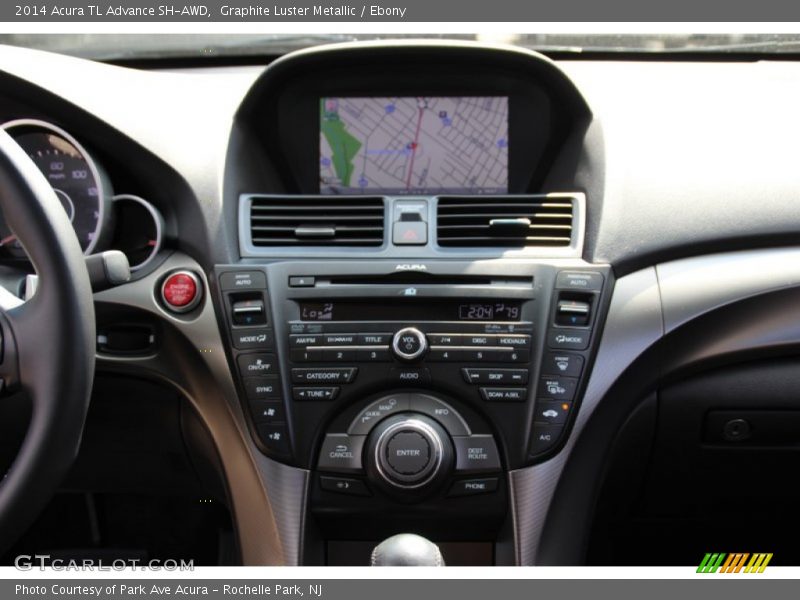 Graphite Luster Metallic / Ebony 2014 Acura TL Advance SH-AWD