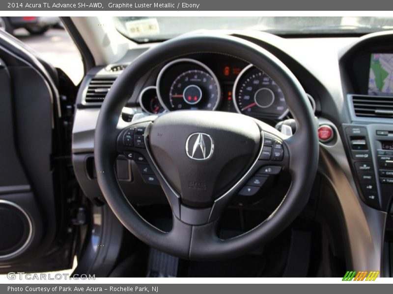 Graphite Luster Metallic / Ebony 2014 Acura TL Advance SH-AWD