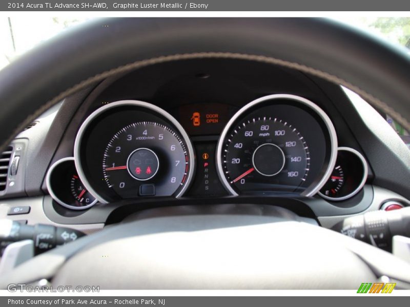 Graphite Luster Metallic / Ebony 2014 Acura TL Advance SH-AWD