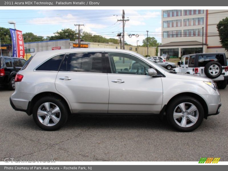 Palladium Metallic / Ebony 2011 Acura MDX Technology
