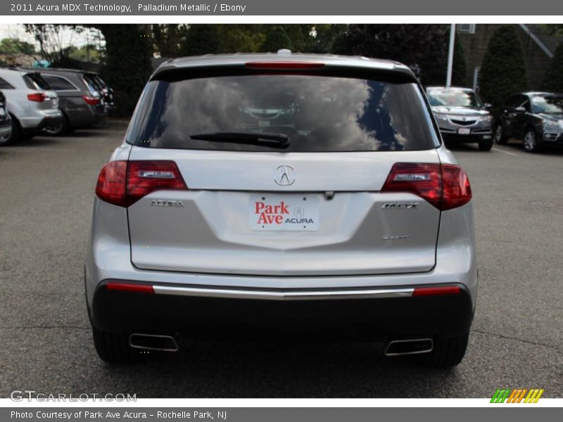 Palladium Metallic / Ebony 2011 Acura MDX Technology