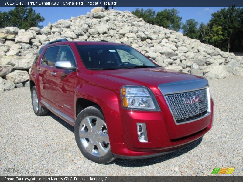 Crystal Red Tintcoat / Jet Black 2015 GMC Terrain Denali AWD