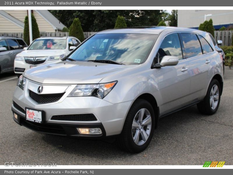 Palladium Metallic / Ebony 2011 Acura MDX Technology