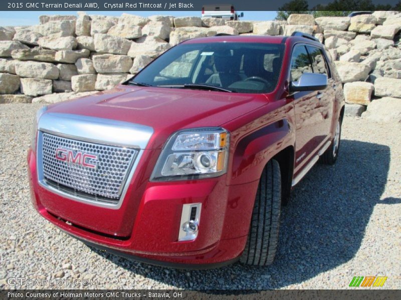 Crystal Red Tintcoat / Jet Black 2015 GMC Terrain Denali AWD