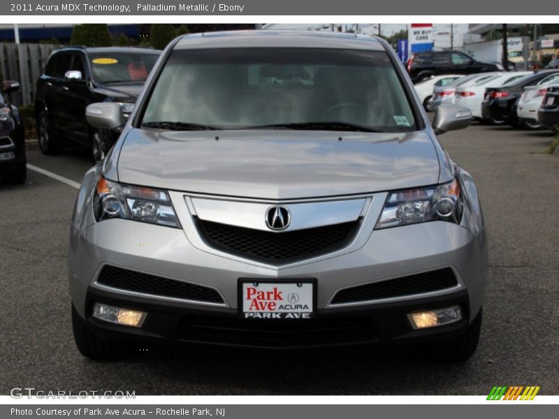 Palladium Metallic / Ebony 2011 Acura MDX Technology