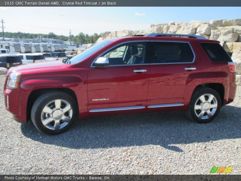 Crystal Red Tintcoat / Jet Black 2015 GMC Terrain Denali AWD