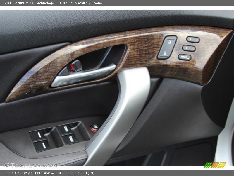 Palladium Metallic / Ebony 2011 Acura MDX Technology
