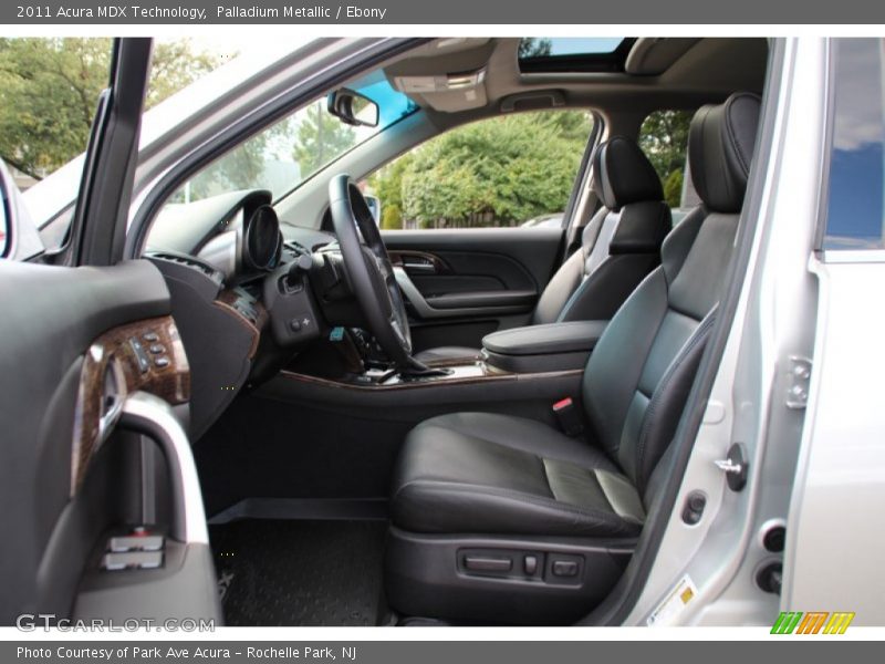 Palladium Metallic / Ebony 2011 Acura MDX Technology