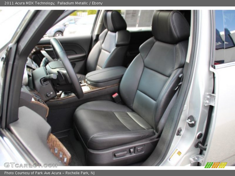 Palladium Metallic / Ebony 2011 Acura MDX Technology