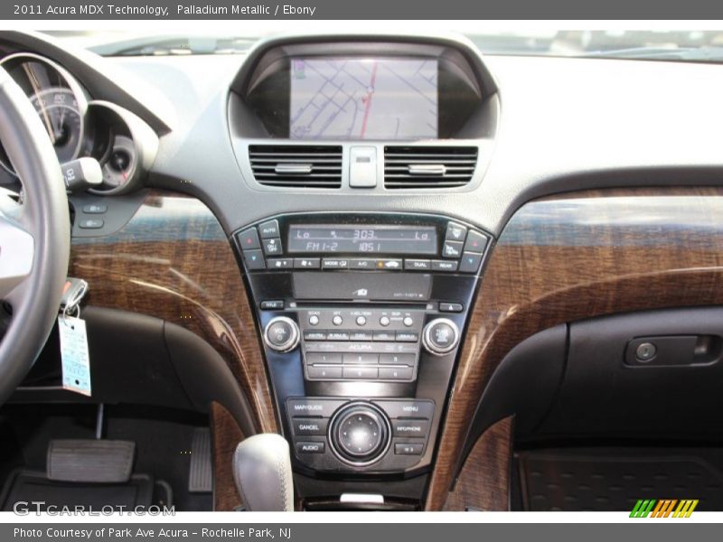 Palladium Metallic / Ebony 2011 Acura MDX Technology