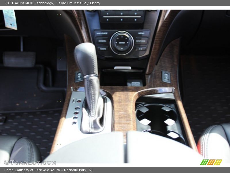 Palladium Metallic / Ebony 2011 Acura MDX Technology