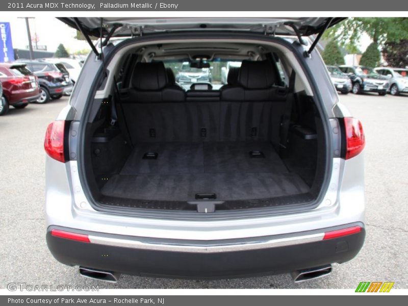 Palladium Metallic / Ebony 2011 Acura MDX Technology