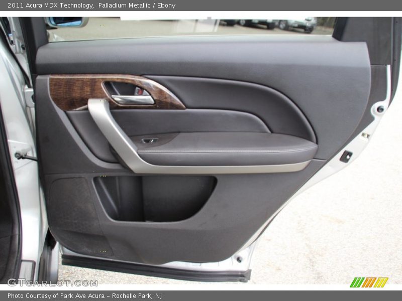 Palladium Metallic / Ebony 2011 Acura MDX Technology