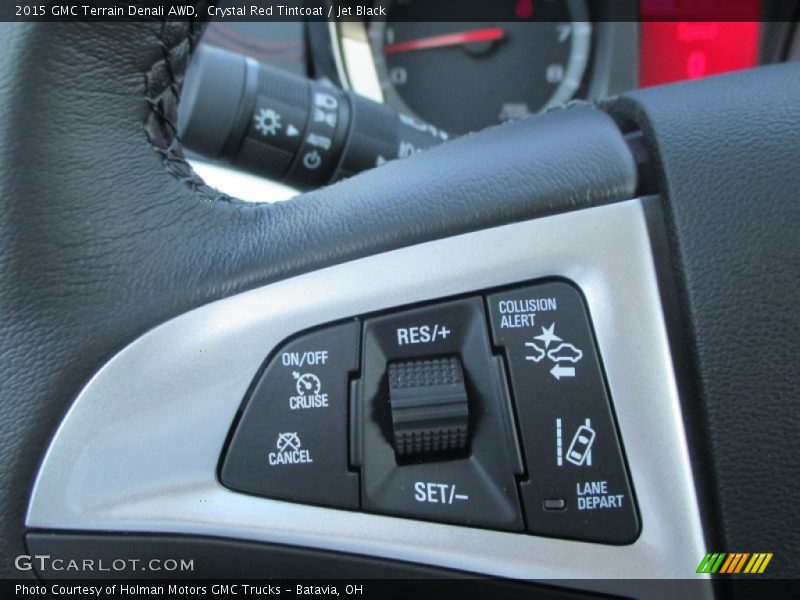 Crystal Red Tintcoat / Jet Black 2015 GMC Terrain Denali AWD