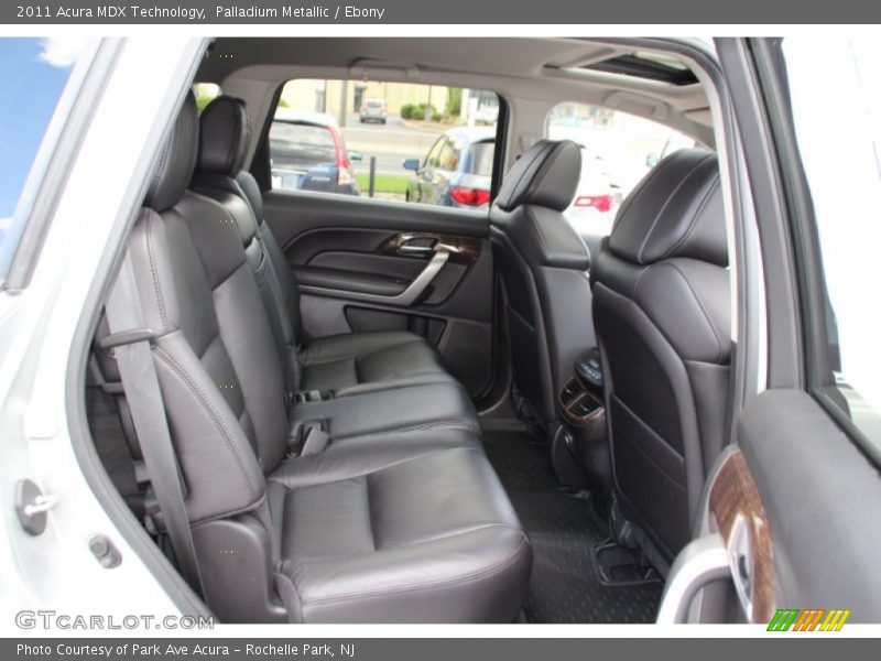 Palladium Metallic / Ebony 2011 Acura MDX Technology