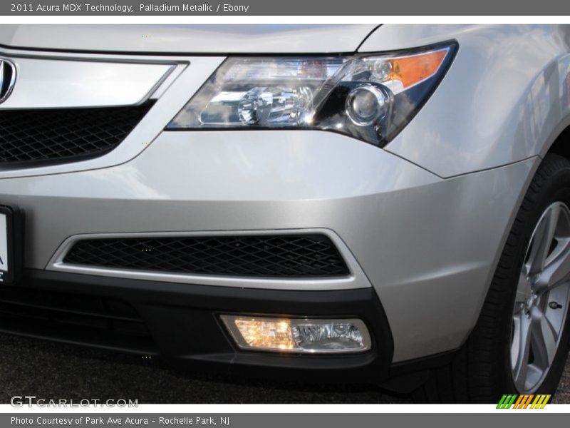 Palladium Metallic / Ebony 2011 Acura MDX Technology