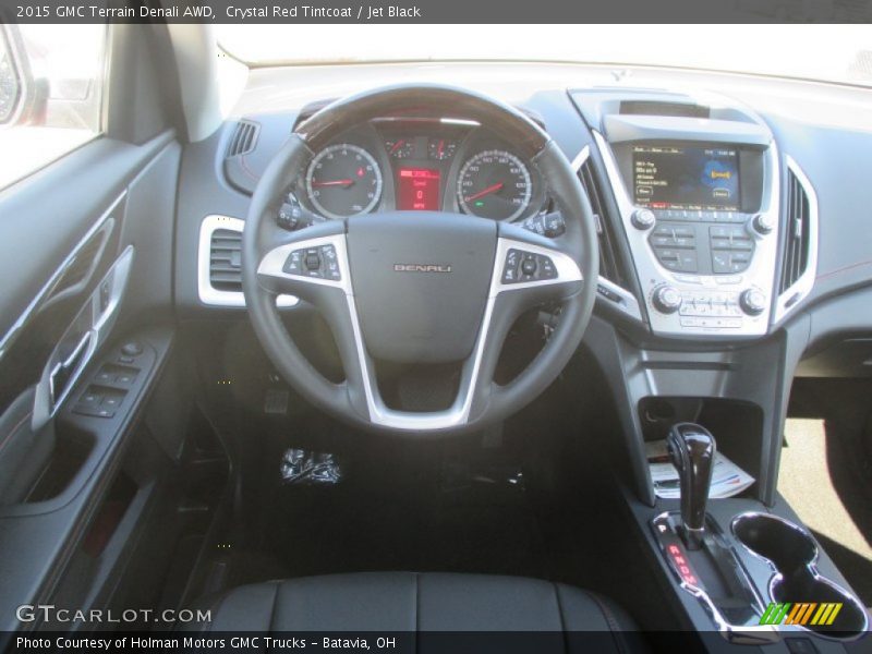 Crystal Red Tintcoat / Jet Black 2015 GMC Terrain Denali AWD