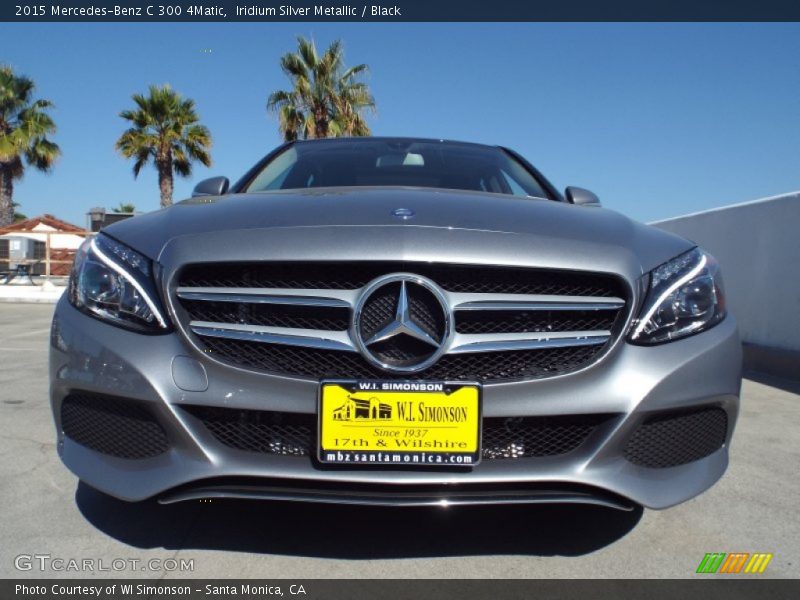 Iridium Silver Metallic / Black 2015 Mercedes-Benz C 300 4Matic