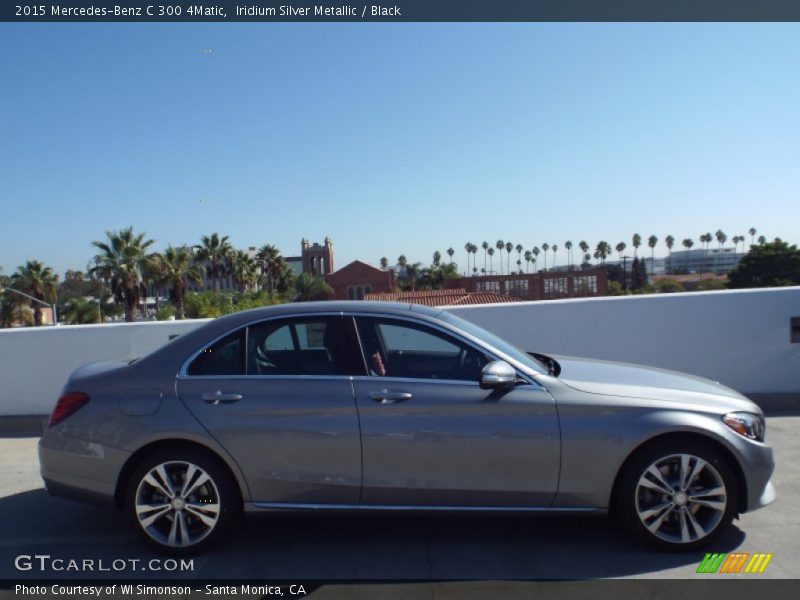 Iridium Silver Metallic / Black 2015 Mercedes-Benz C 300 4Matic