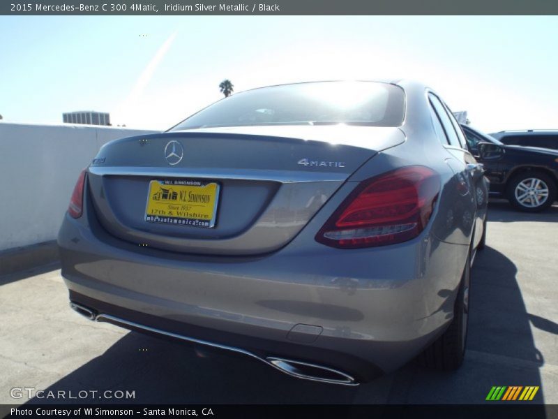 Iridium Silver Metallic / Black 2015 Mercedes-Benz C 300 4Matic