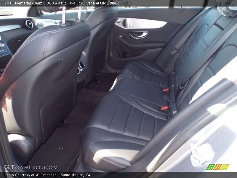 Iridium Silver Metallic / Black 2015 Mercedes-Benz C 300 4Matic